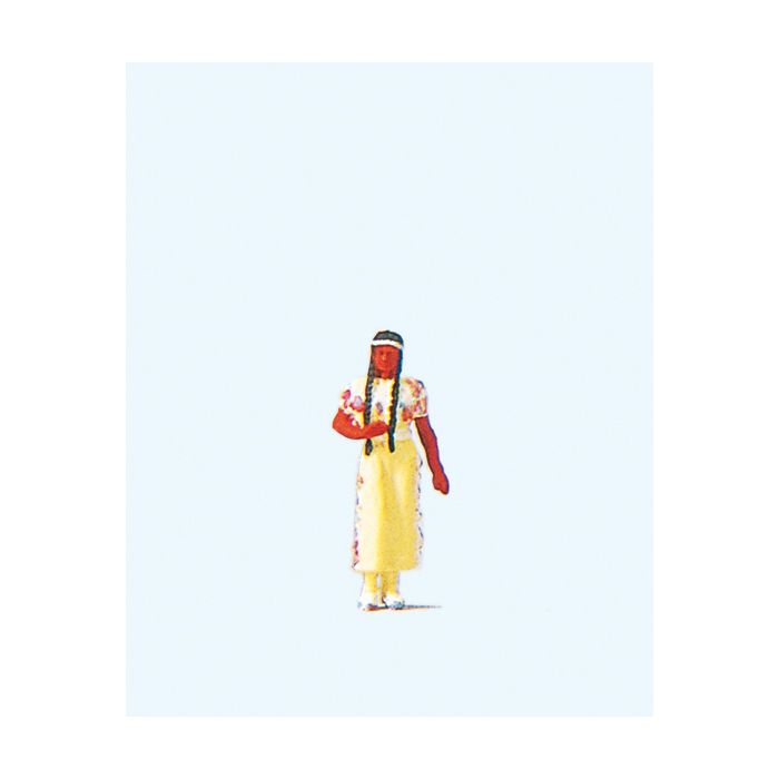 Female Native American  - Terrarium Figure - 29040