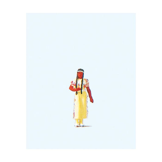 Female Native American  - Terrarium Figure - 29040