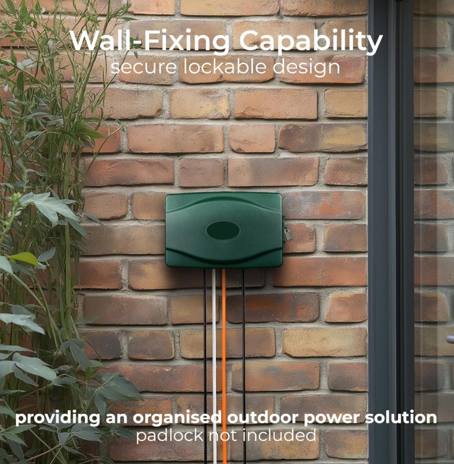 Grey Weatherproof Outdoor Power Extension Box
