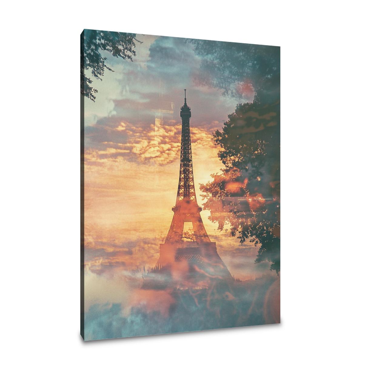 Parisian Dawn Chaos Canvas