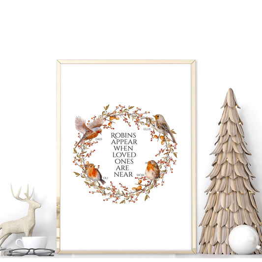 Personalized Family Tree - Festive Christmas Decor!