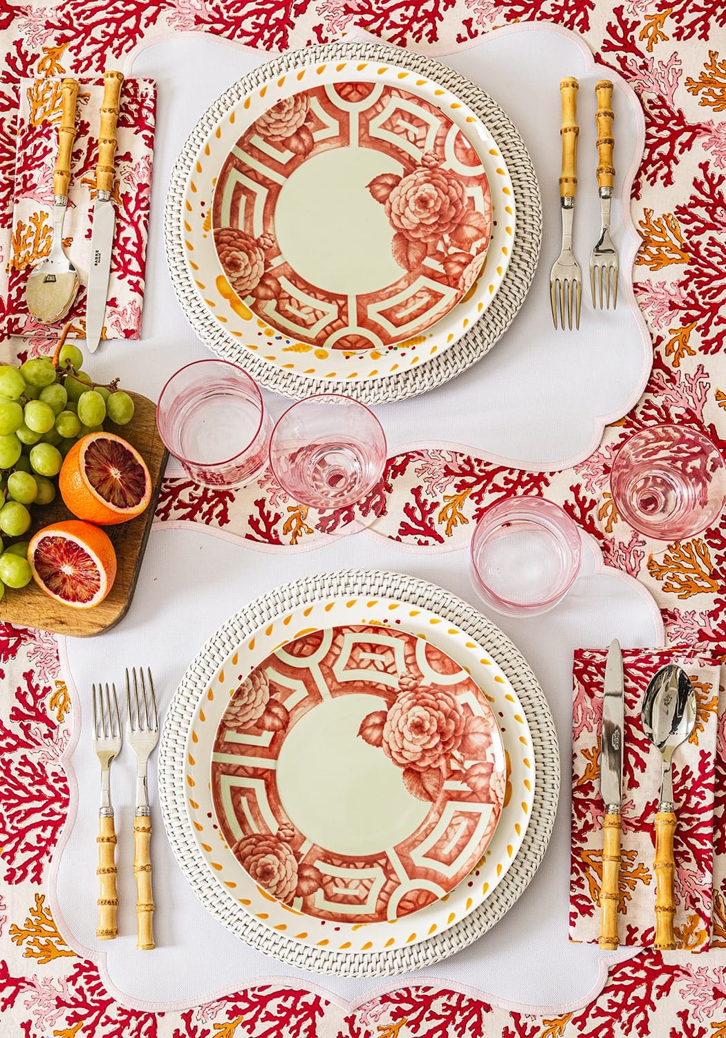 Rosa Pink Placemats - Set of 4