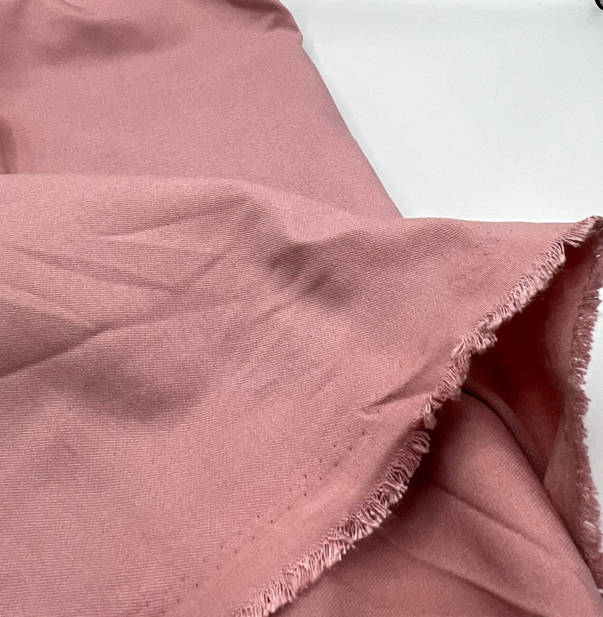Rose Bengaline Stretch Fabric