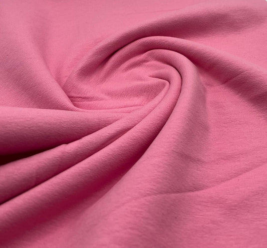 Rose Cotton Stretch Jersey 200 GSM 95/5 Lycra 4 Way Stretch