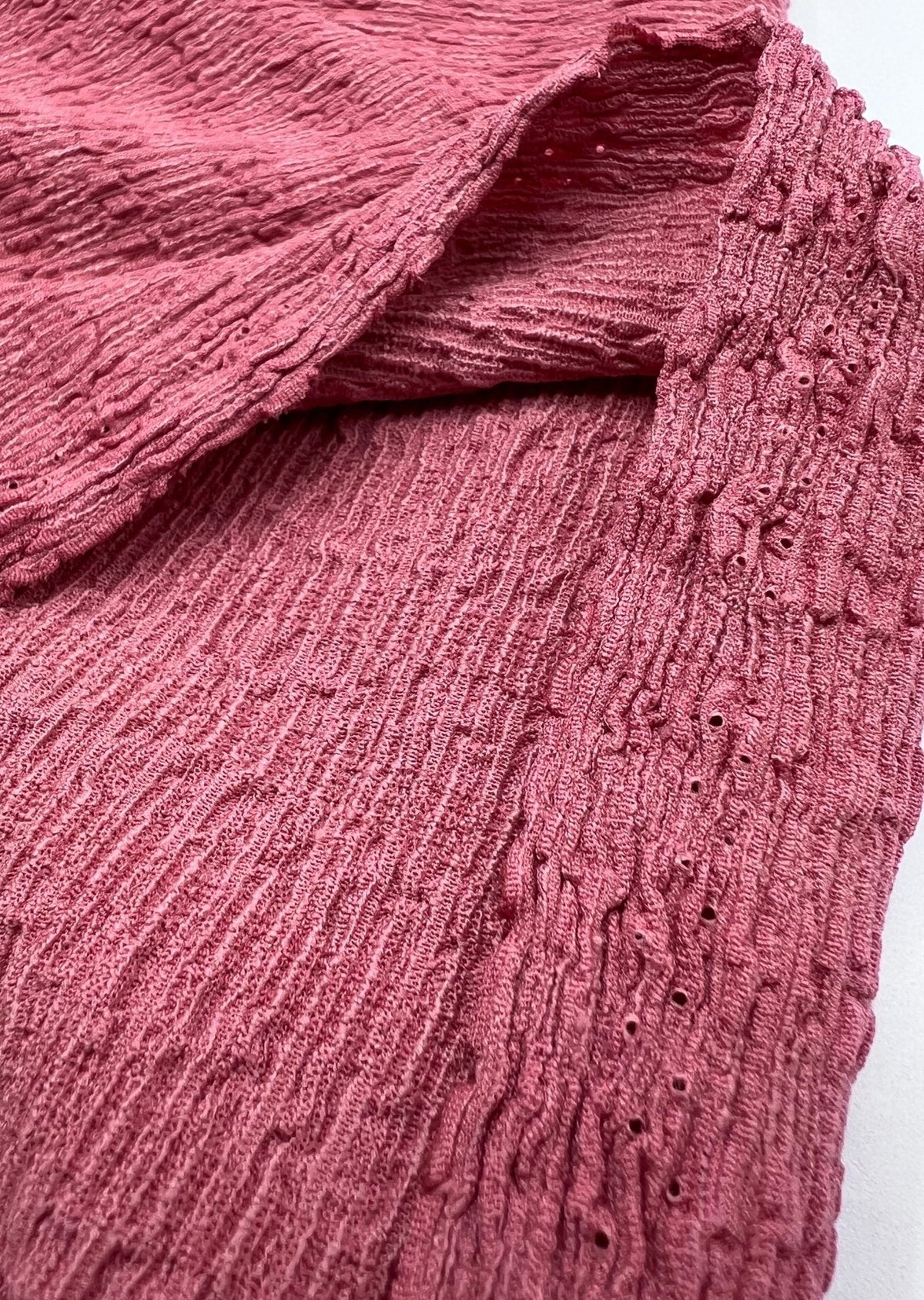 Rose Popcorn Stretch Fabric