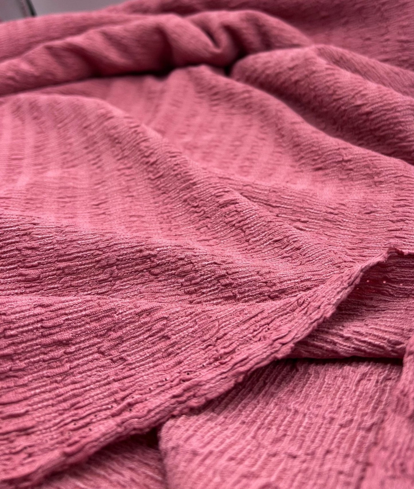 Rose Popcorn Stretch Fabric