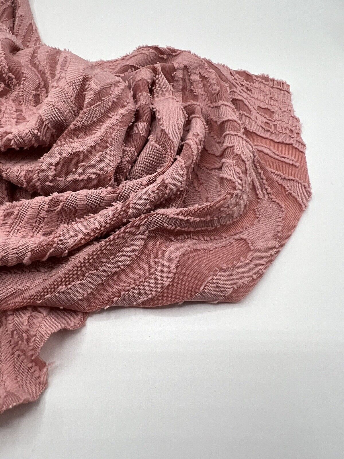 Rose Textured Zebra Stretch Dress Craft Fabric