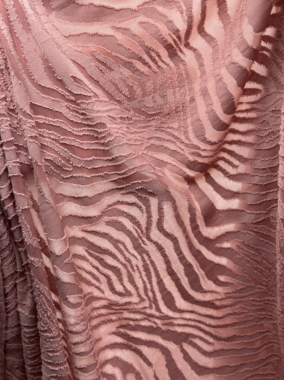 Rose Textured Zebra Stretch Dress Craft Fabric