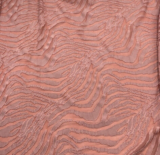 Rose Textured Zebra Stretch Dress Craft Fabric