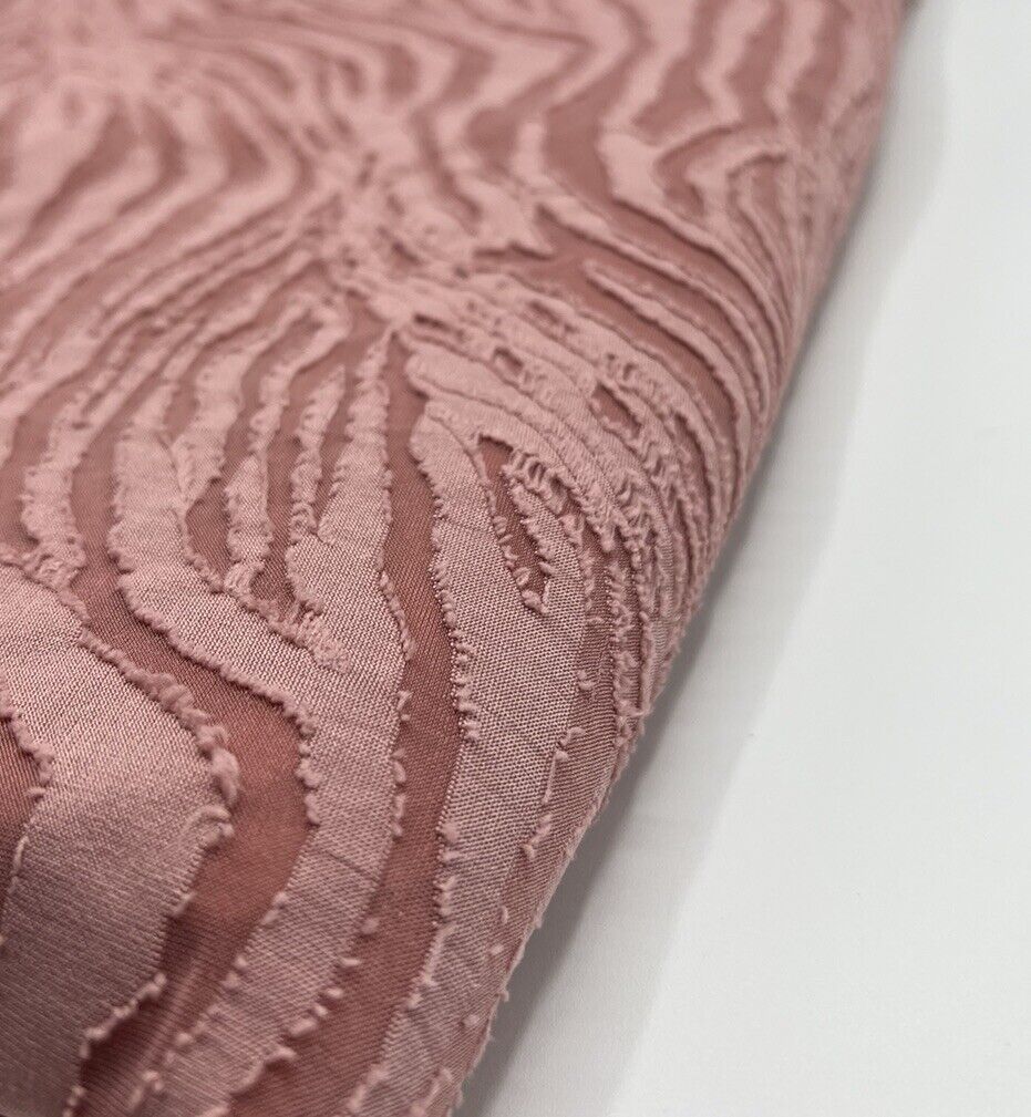 Rose Textured Zebra Stretch Dress Craft Fabric