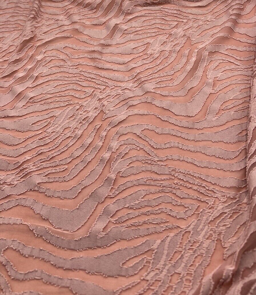 Rose Textured Zebra Stretch Dress Craft Fabric