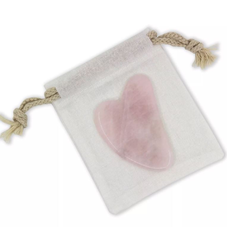 Rose Quartz Gua Sha Massager