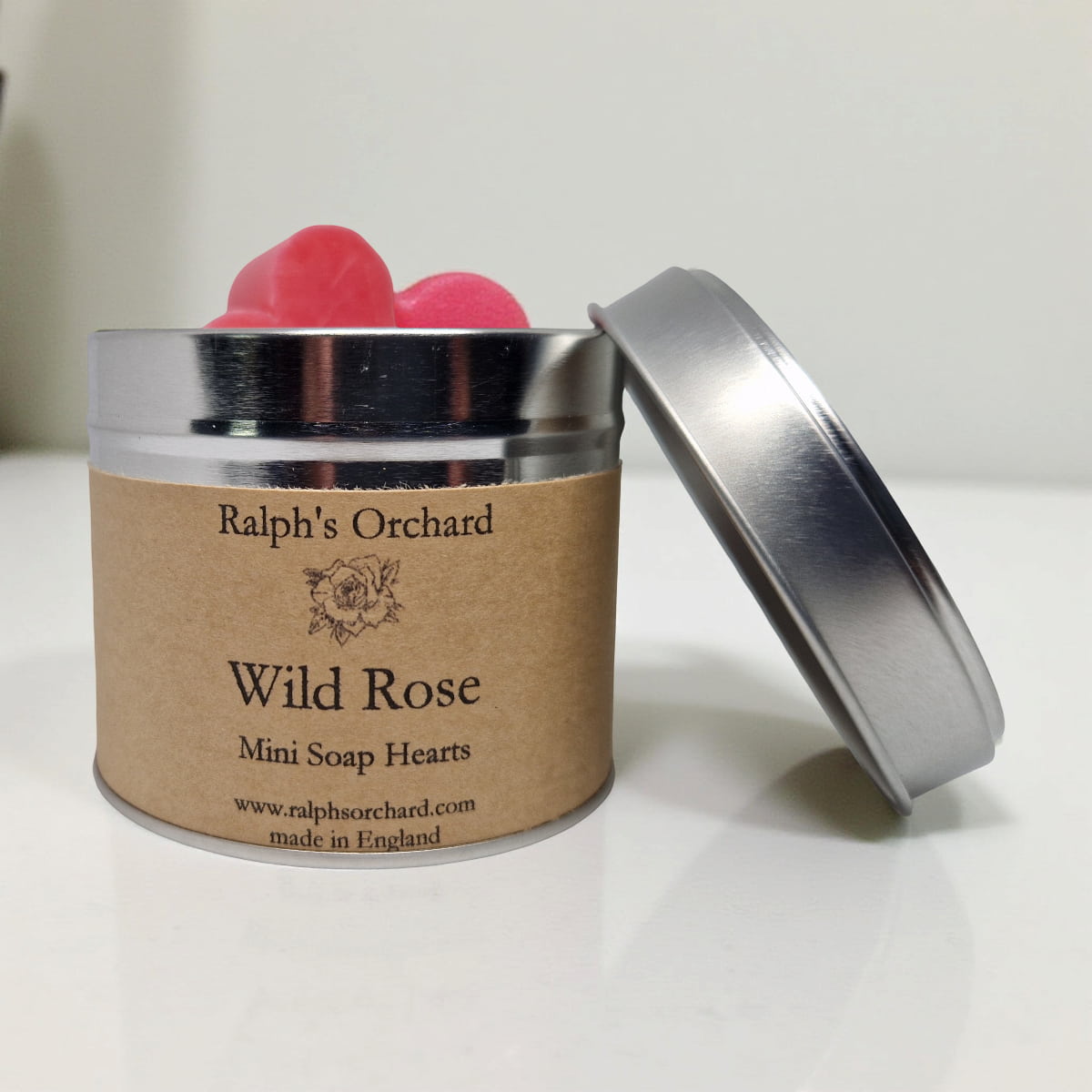 Wild Rose Soap Hearts