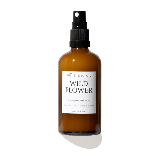 Wild Flower - Organic Rose Water Facial Toner with Witch Hazel