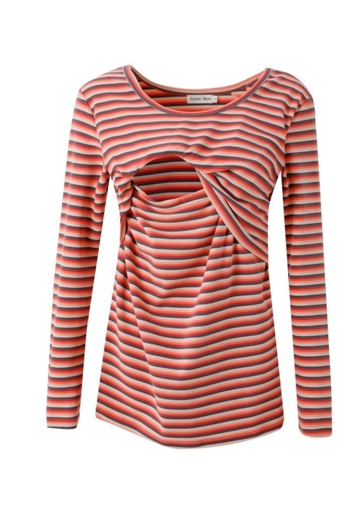 Rosie Stripe Breastfeeding Sweater