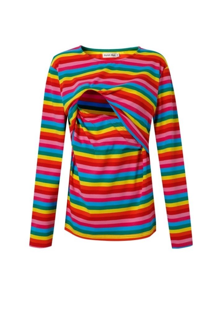 Roxy Rainbow Breastfeeding Top