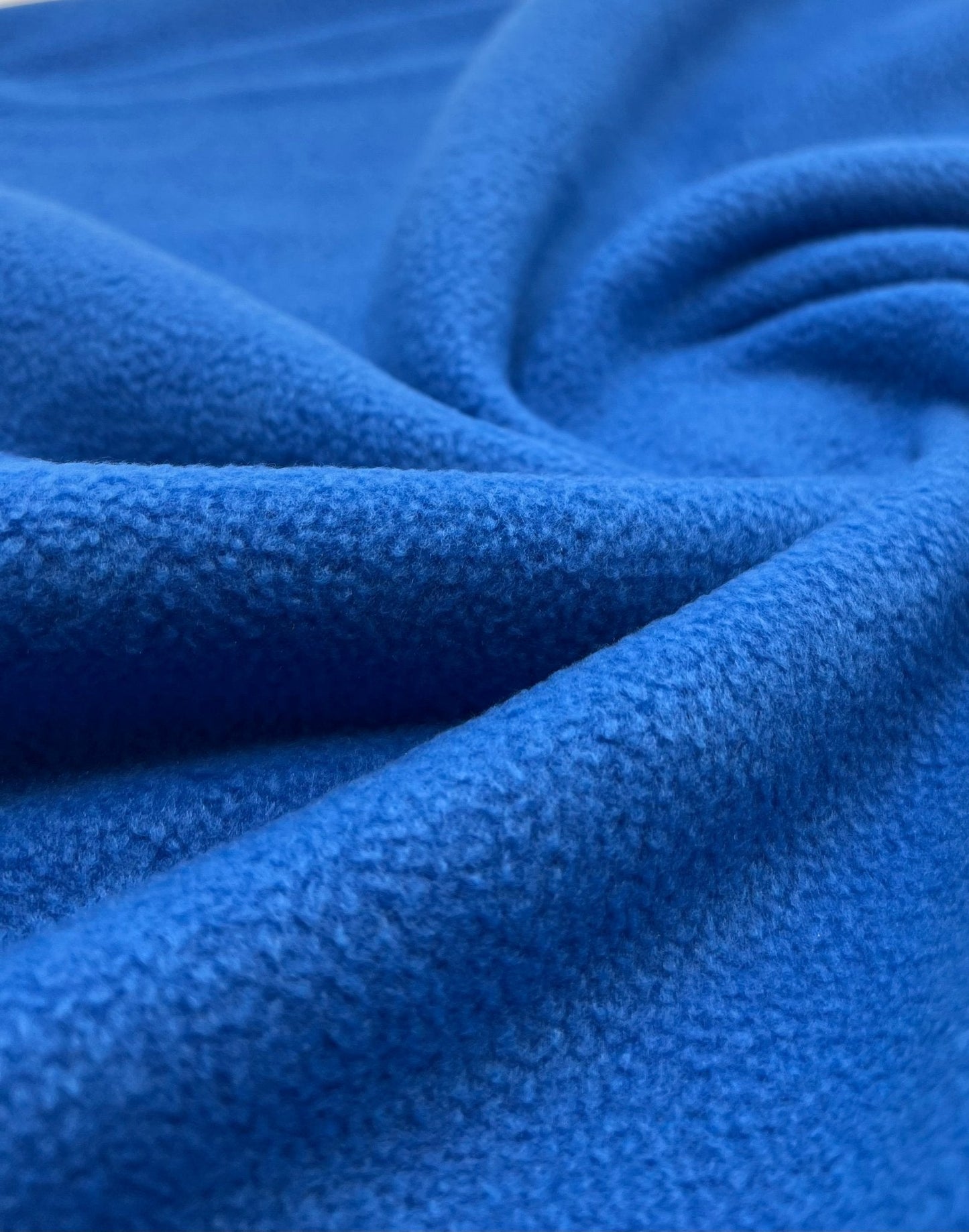 Royal Blue Plain Anti-Pil Polar Fleece Fabric Blanket Loungewear