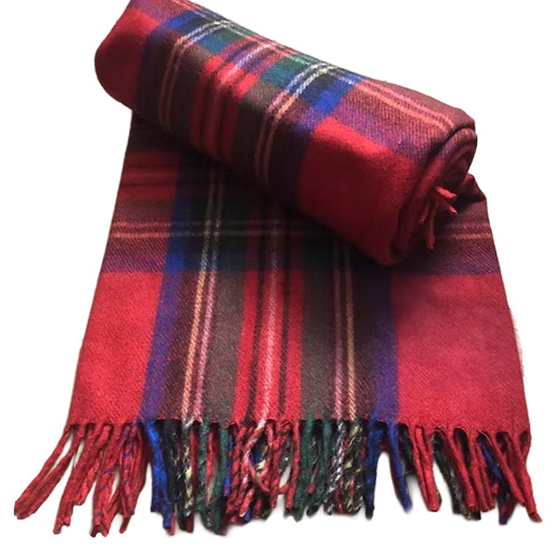 Royal Stewart Recycled Wool Tartan Blanket