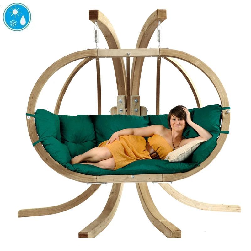Globo Royal Double Hanging Egg Chair Set
