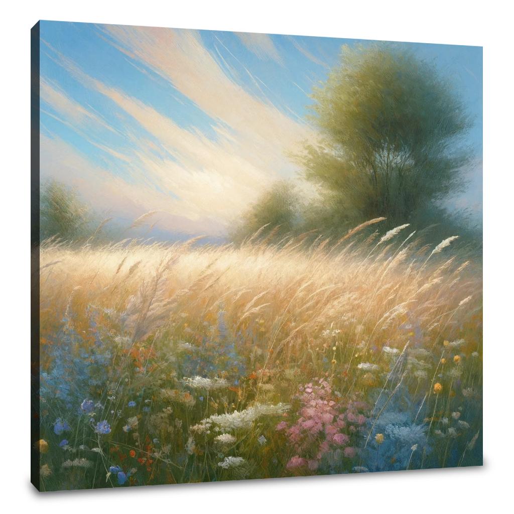 Sunlit Meadow Canvas