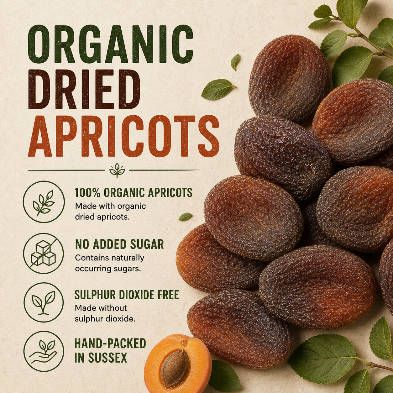 Organic Dried Apricots