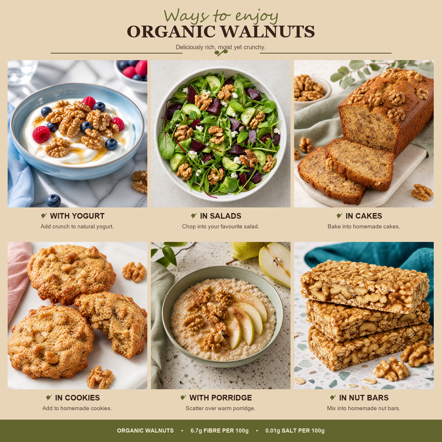 Organic Walnuts Halves