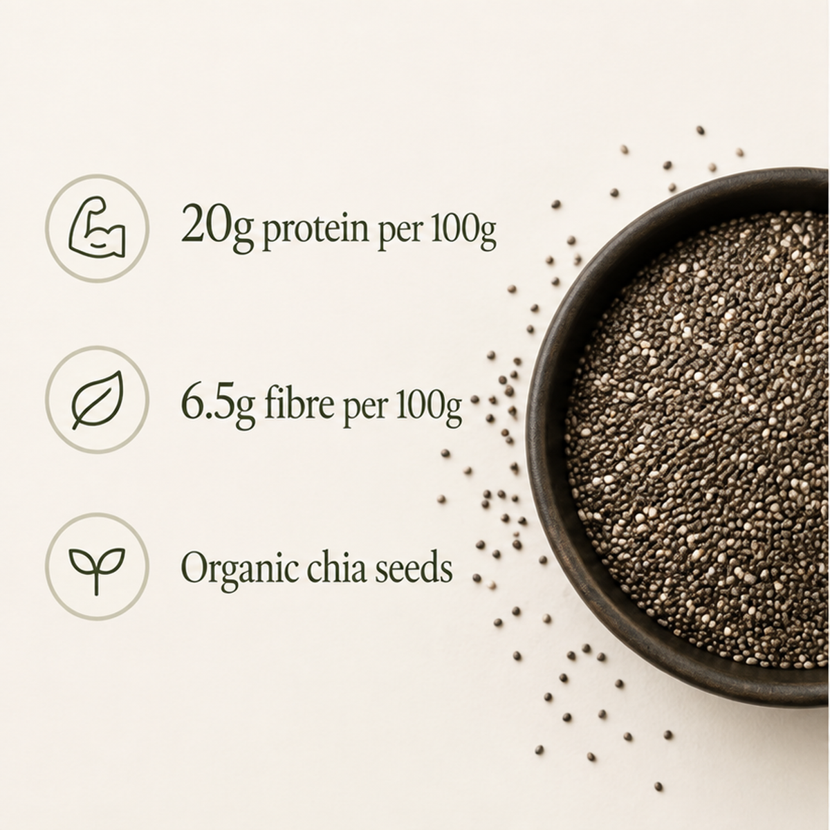 Infinity Foods Organic Chia Seeds