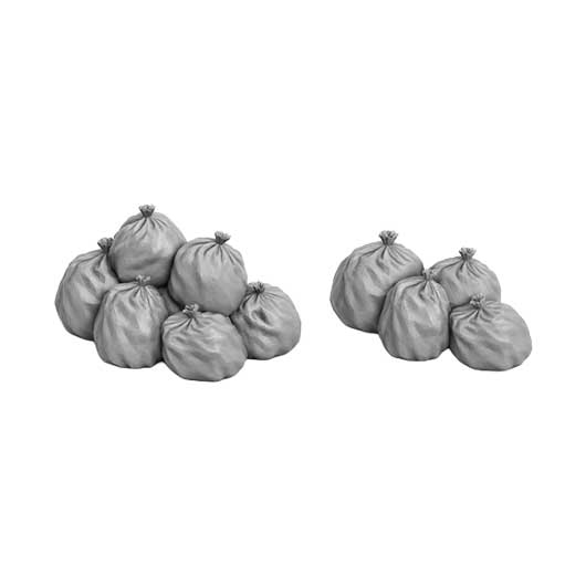Ready to Paint Rubbish Bag Pile (2 pack)