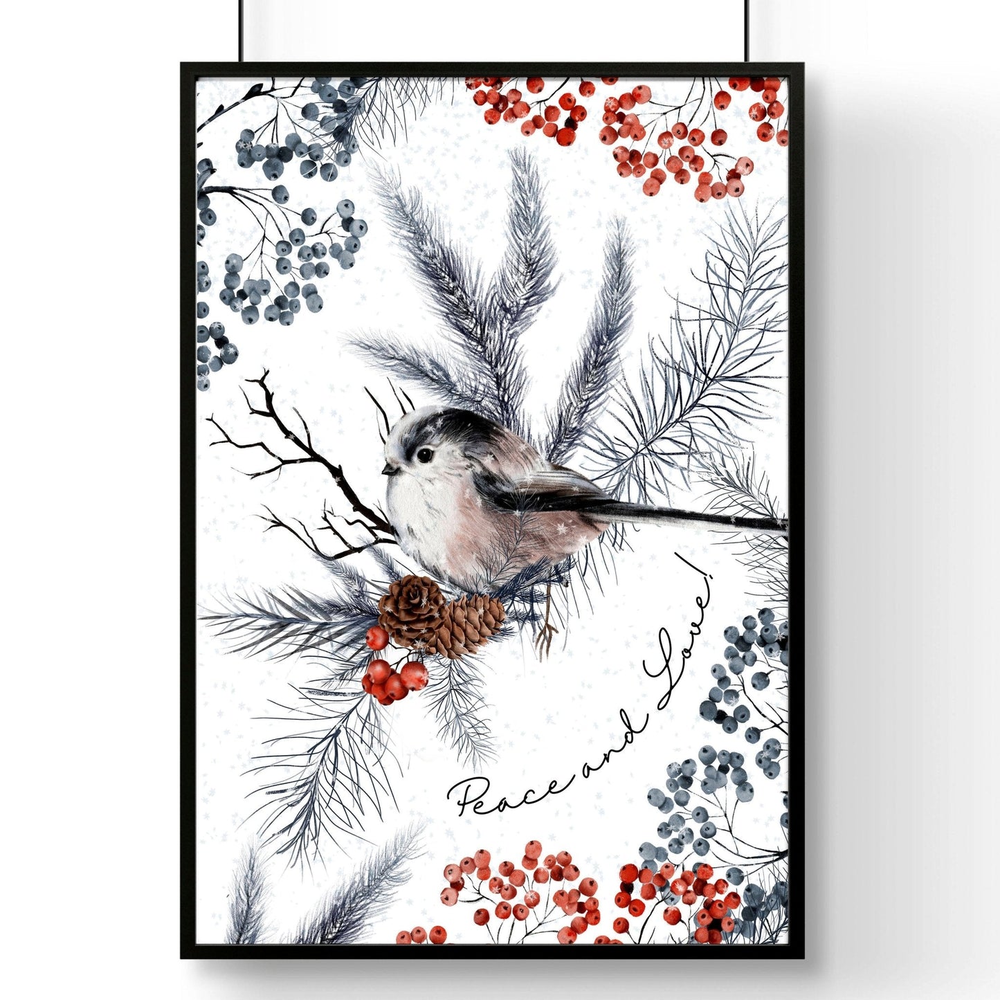 Xmas wall hangings - Christmas wall art print