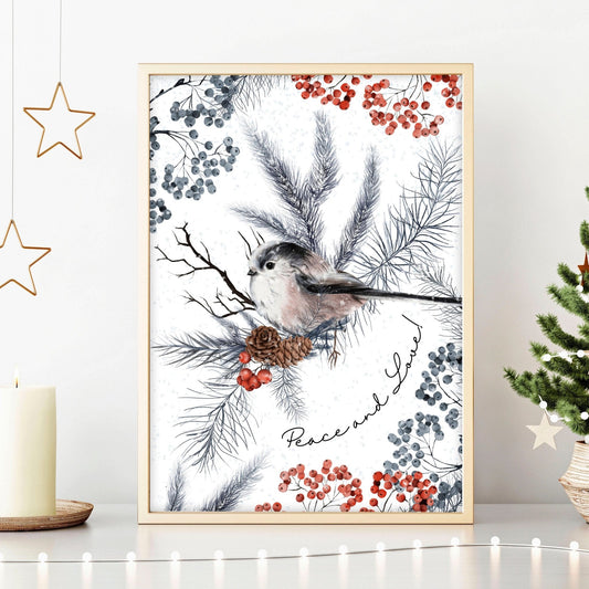 Xmas wall hangings - Christmas wall art print