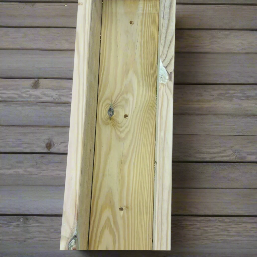 40cm high Raised wooden decking planter