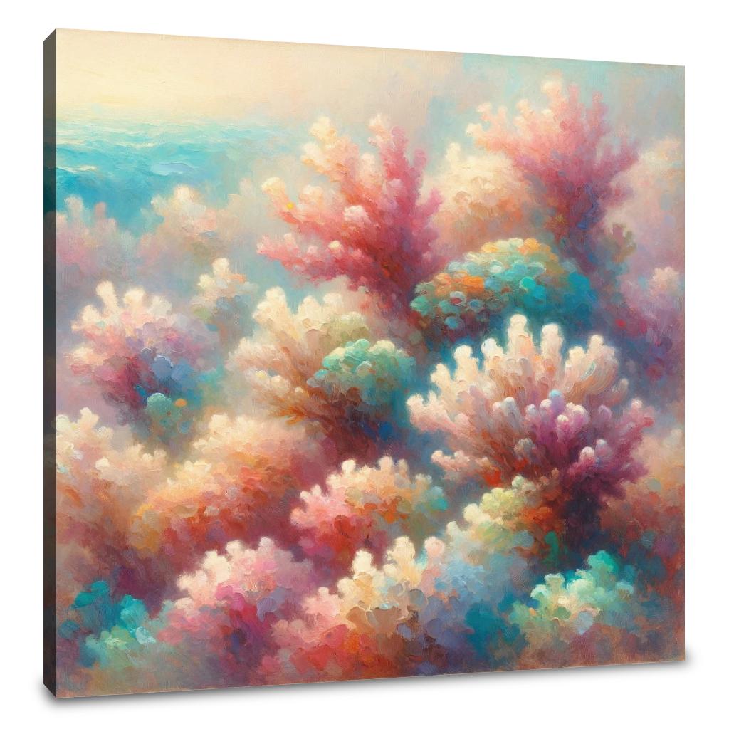 Pastel Reef Canvas