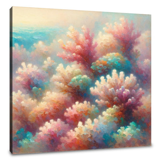 Pastel Reef Canvas