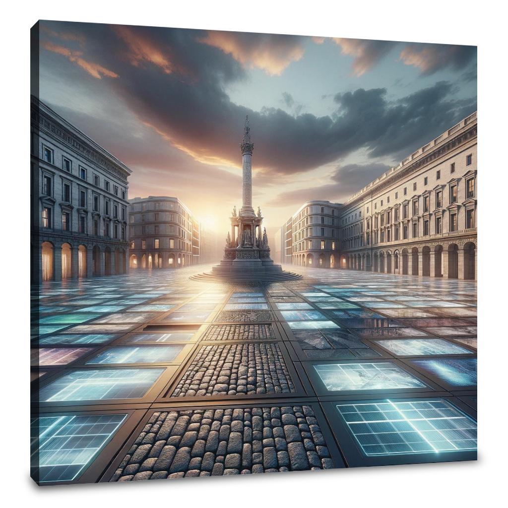 Plaza of Ages Canvas