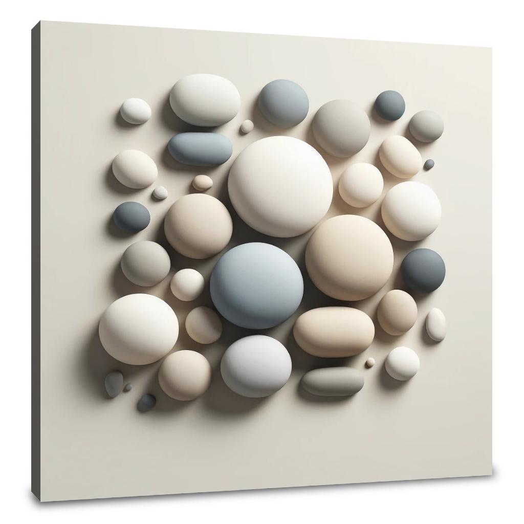 Pebble Harmony Canvas