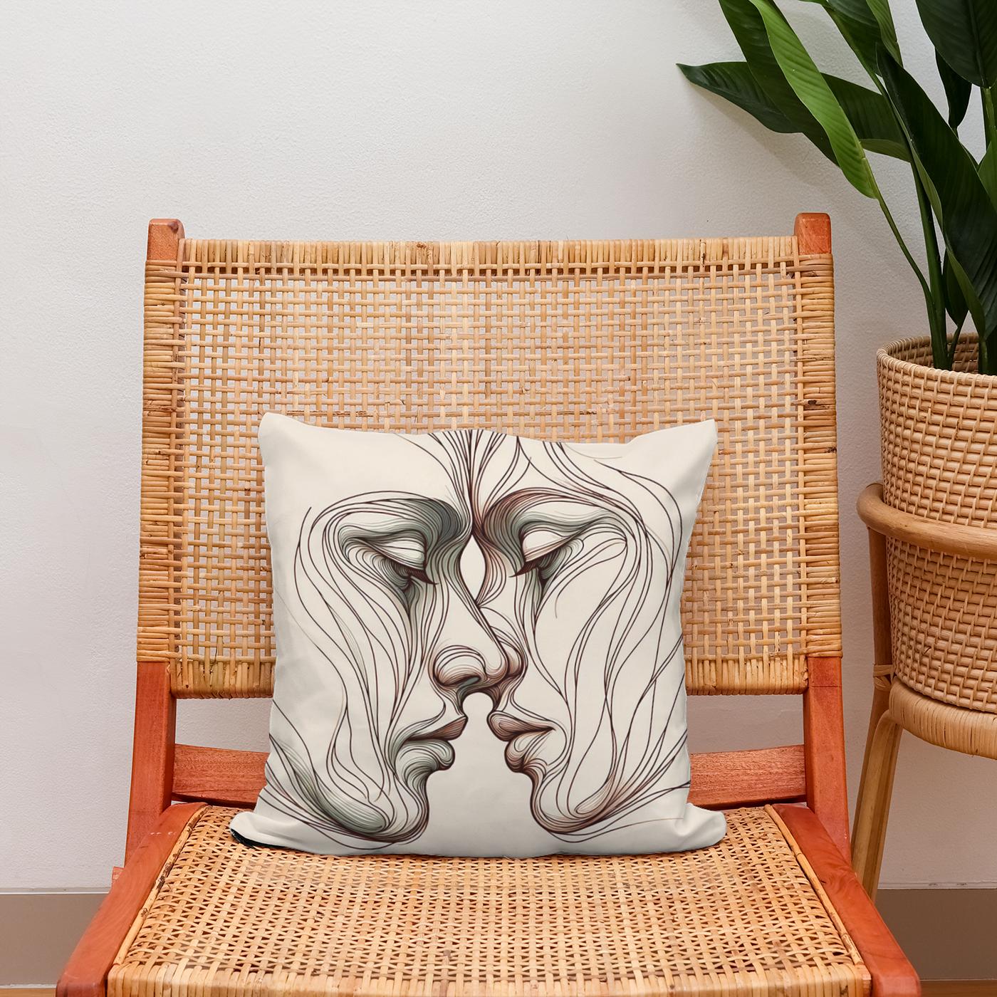 Fusion of Souls Cotton Cushion