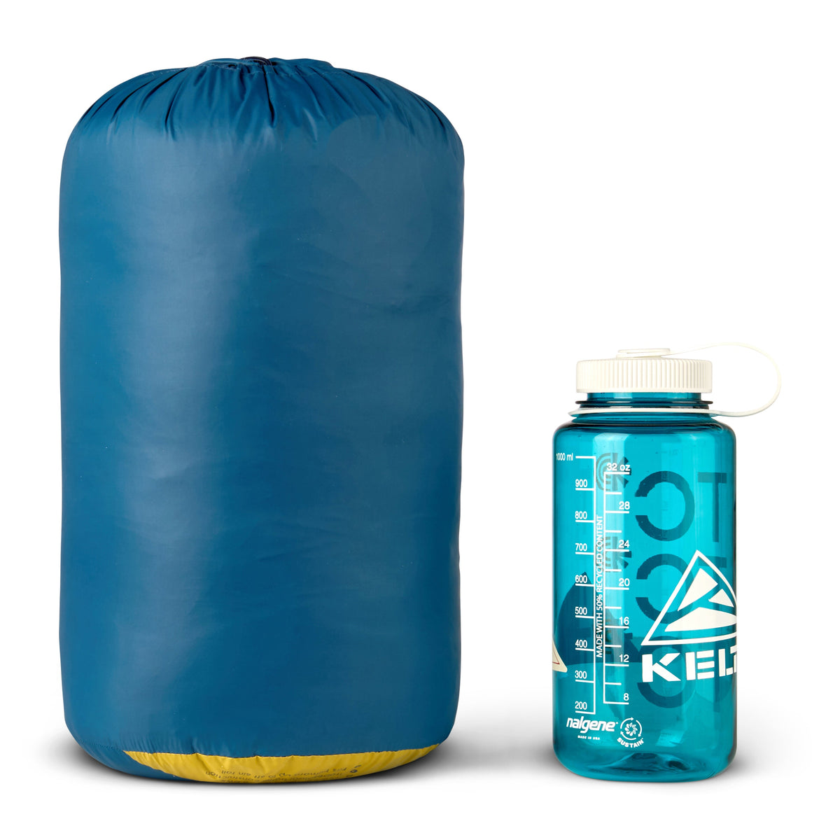 Kelty Cosmic Down 20°F (-7°C) 550-Fill Sleeping Bag - Short - Dark Blue/Pageant Blue