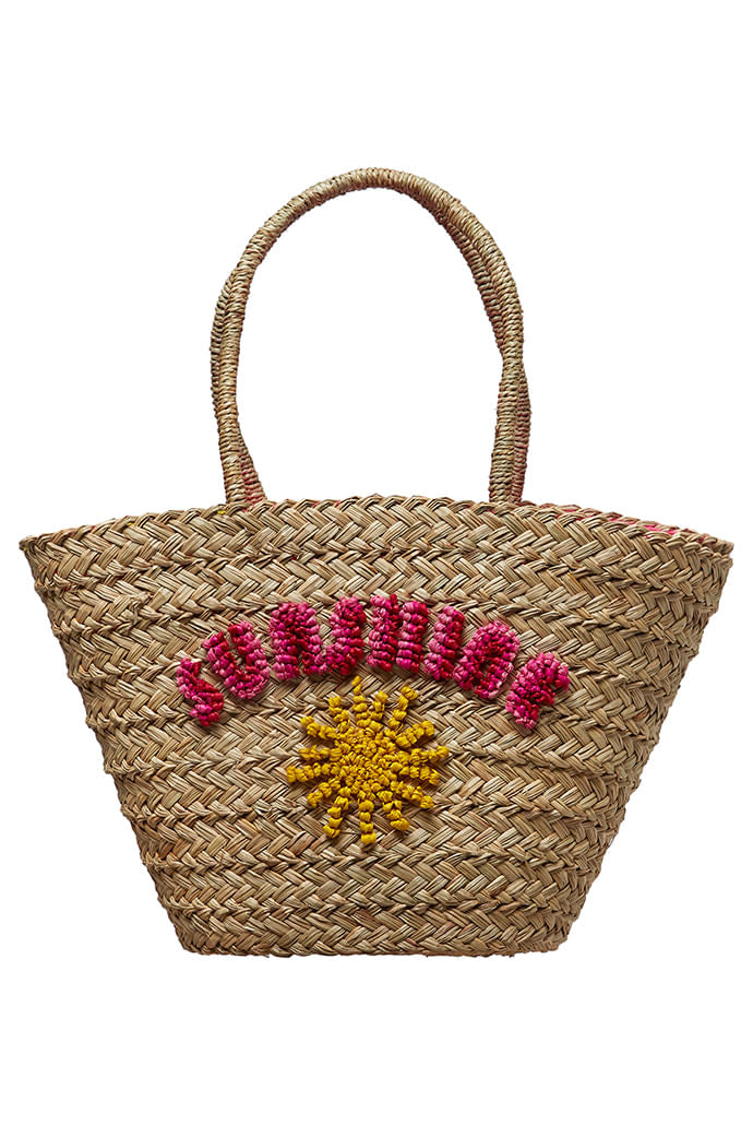Louche Sunny Straw Bag