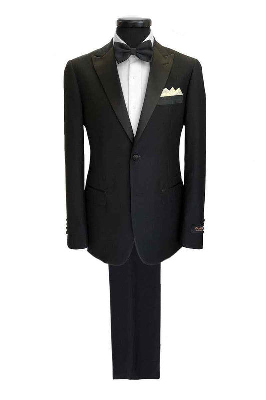 Black 2-button Dinner Suit