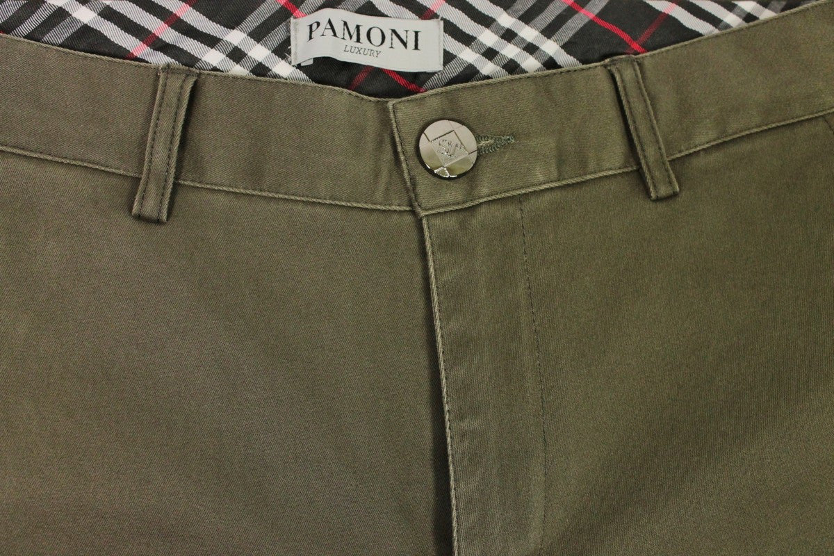 Khaki Stretch Slim Fit Chino