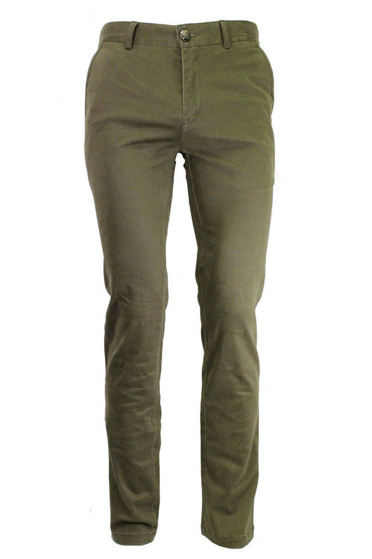 Khaki Stretch Slim Fit Chino