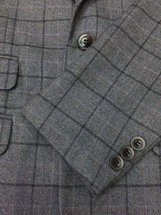 Grey Check Tweed Blazer