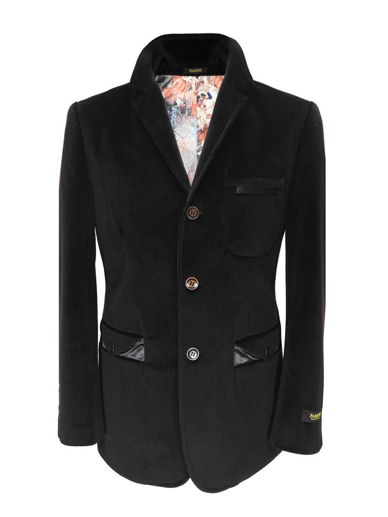 Black Velvet Casual Jacket