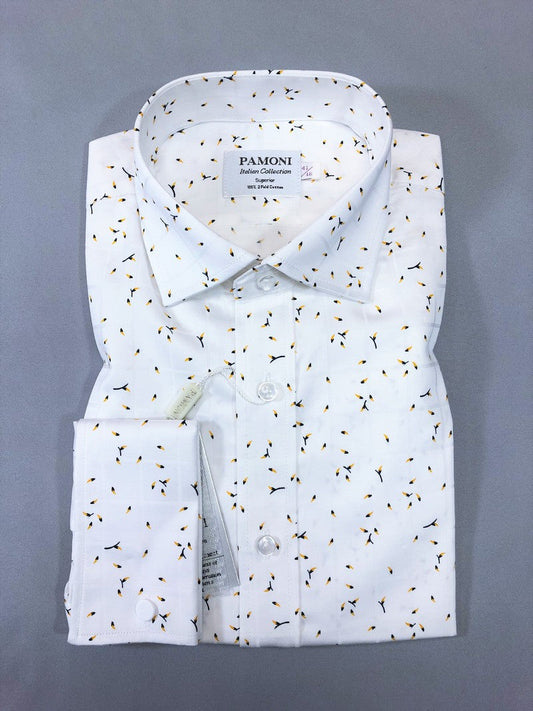 Pollen Motif Pure Cotton Shirt