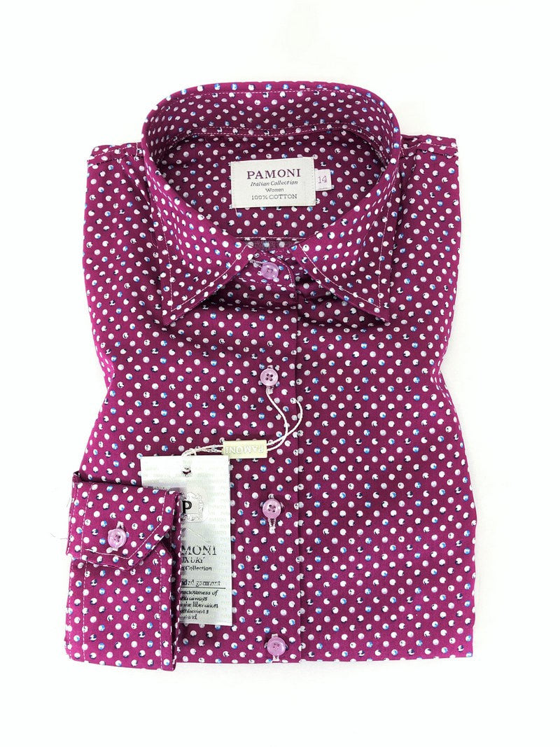 Marble Ball Print Pure Cotton Shirt