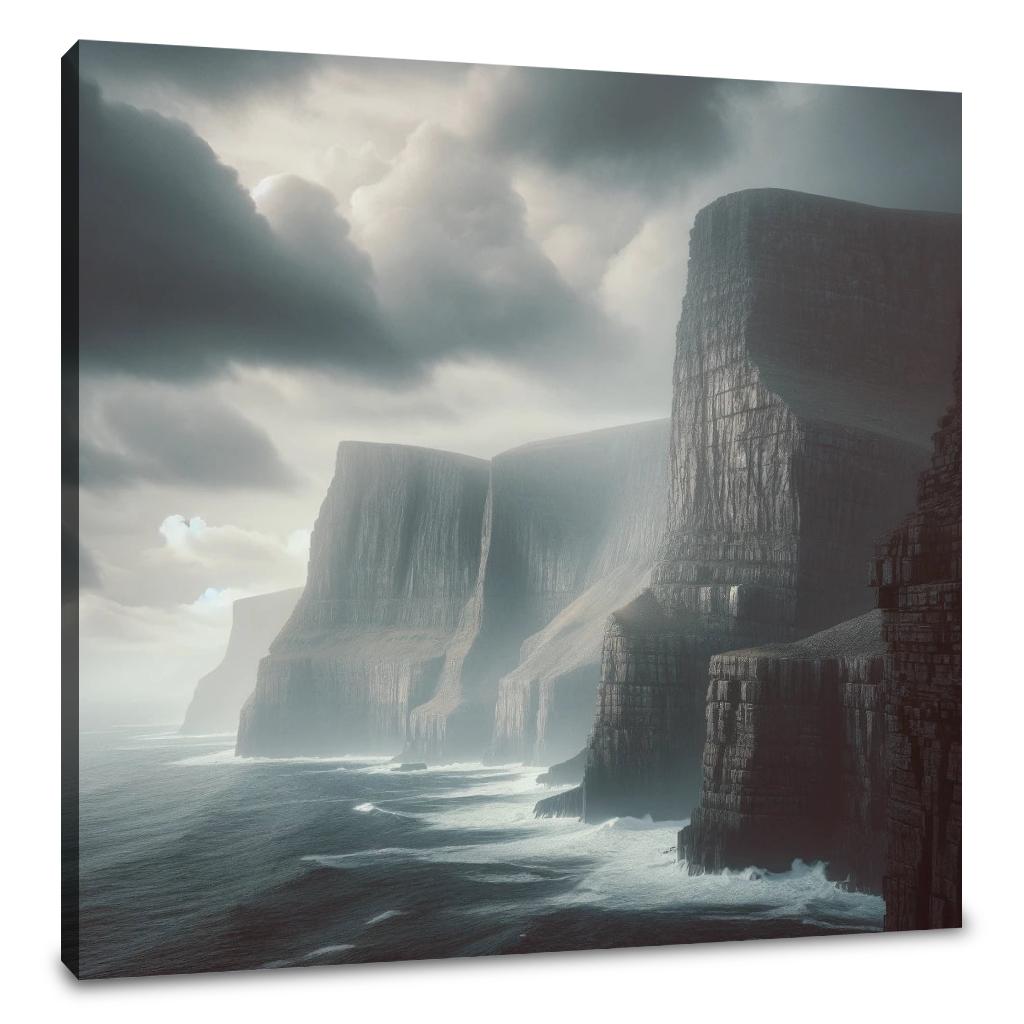 Coastal Cliffs Canvas