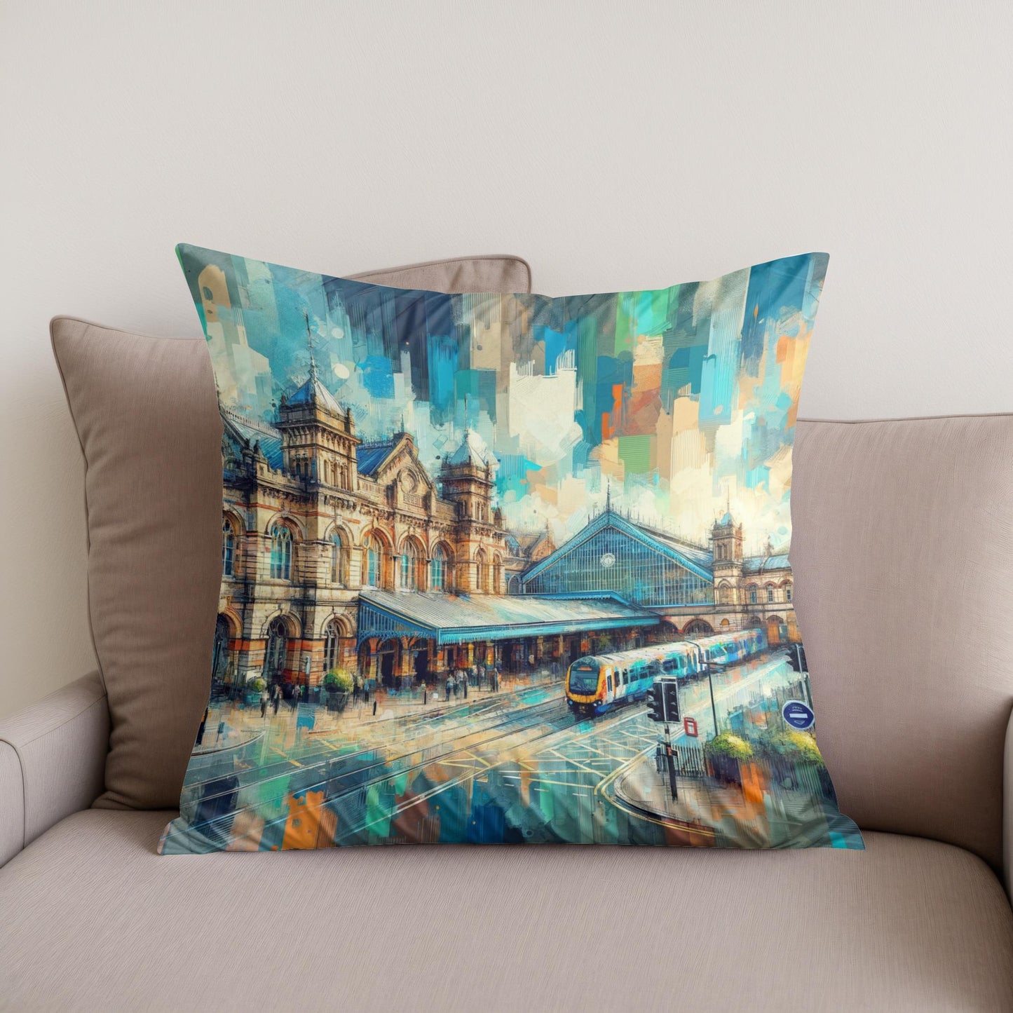 Bristol Station Impressions Cotton Cushion