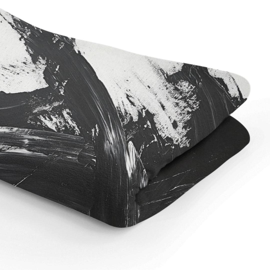 Monochrome Whirlwind Blanket