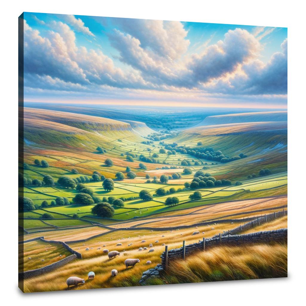 Yorkshire Dales Vista Canvas
