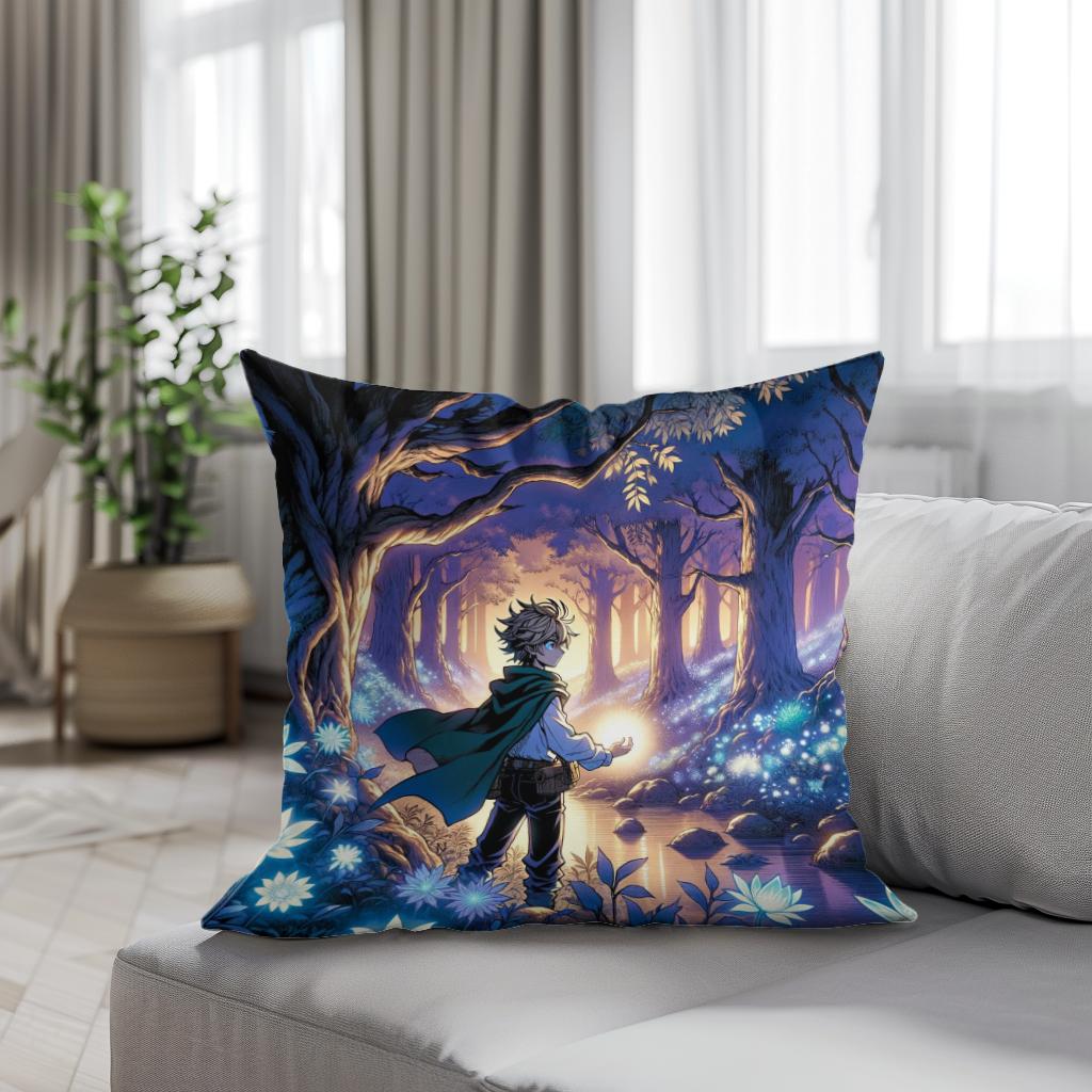 Mystical Twilight Cotton Cushion